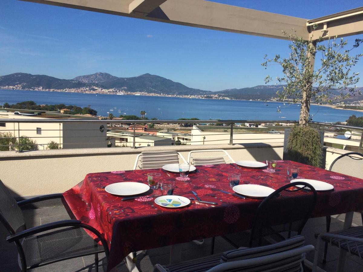 Vue Magnifique Sur Baie Ajaccio Lägenhet Porticcio  Exteriör bild