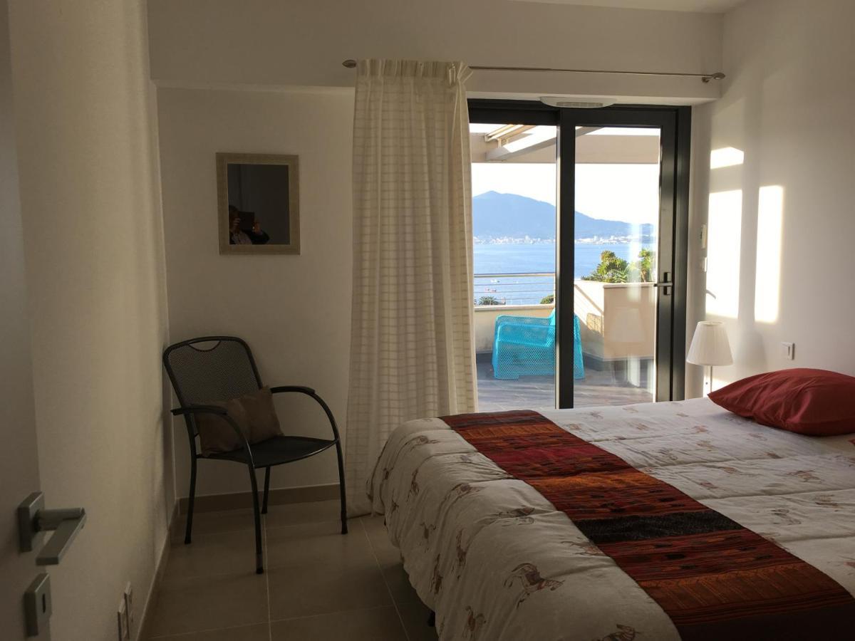 Vue Magnifique Sur Baie Ajaccio Lägenhet Porticcio  Exteriör bild