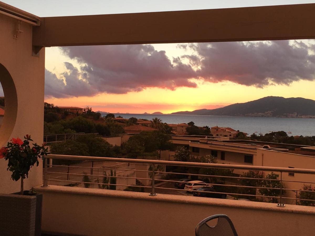 Vue Magnifique Sur Baie Ajaccio Lägenhet Porticcio  Exteriör bild