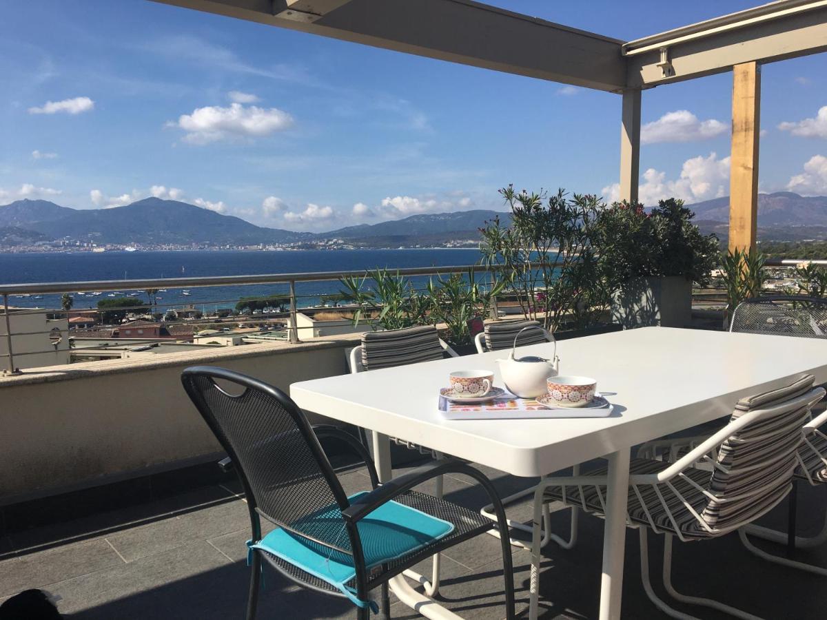 Vue Magnifique Sur Baie Ajaccio Lägenhet Porticcio  Exteriör bild